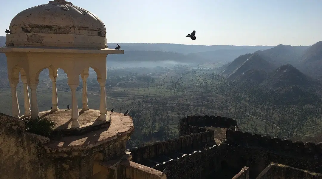 Sariska Courtyard in sariska